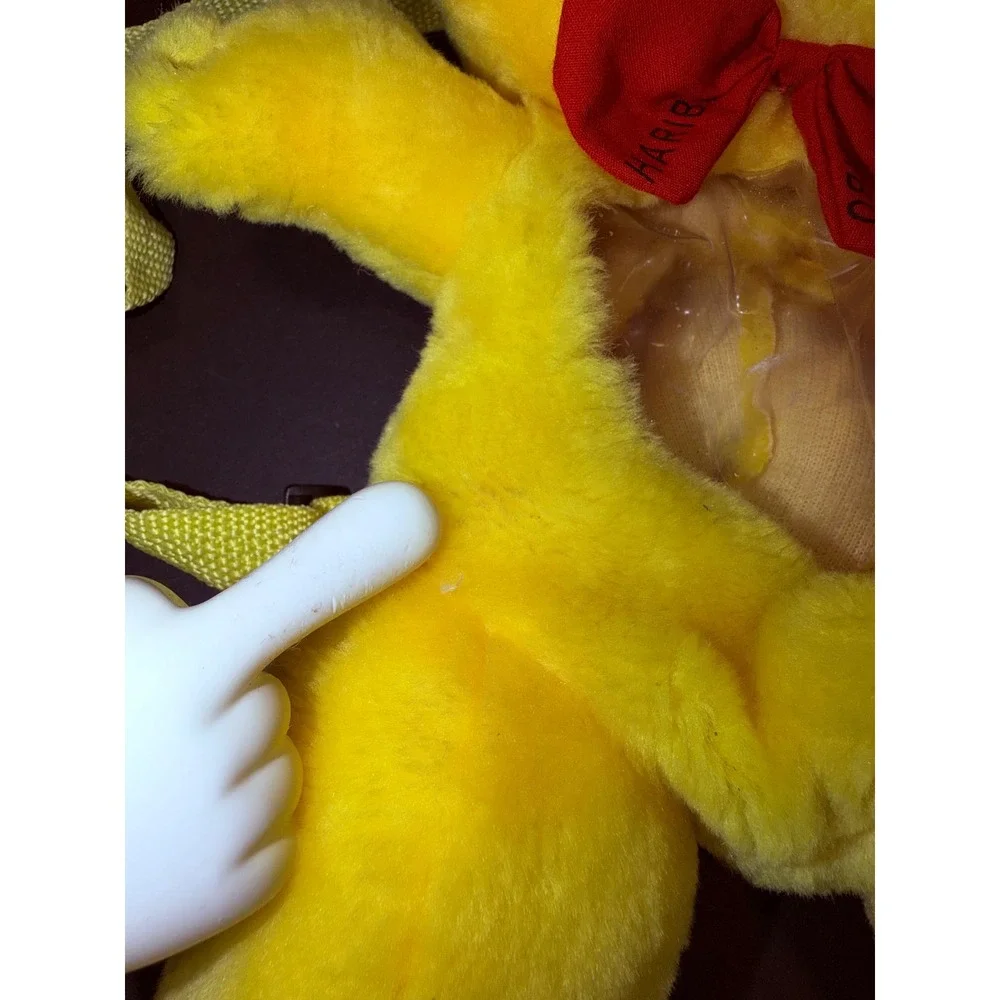 Haribo Goldbear Plush Backpack Yellow Candy Character Kids Bag Vintage